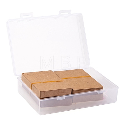 200Pcs 2 Style Cardboard Display Cards and OPP Cellophane Bags CDIS-LS0001-05B-1
