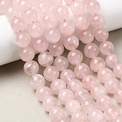 Natural Madagascar Rose Quartz Beads Strands G-B167-A02-10mm-1