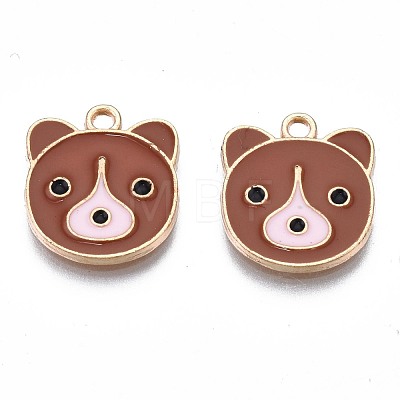 Alloy Enamel Pendants ENAM-N054-75D-1