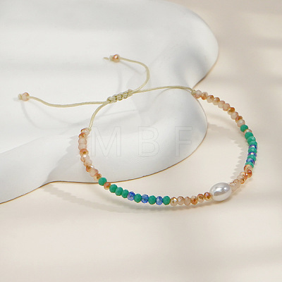 Bohemian Handmade Beaded Crystal Bracelets AY4302-1-1