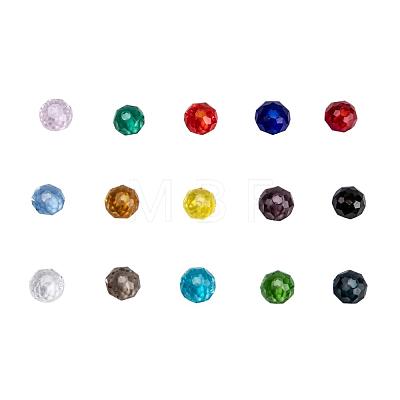 Opaque Solid Color Glass Beads EGLA-X0006-02A-4mm-1