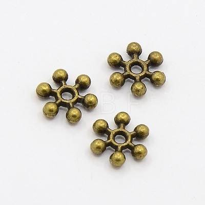Zinc Alloy Beads Spacers PALLOY-Q062-AB-1
