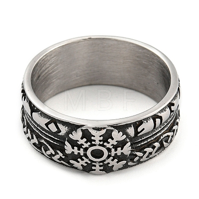 304 Stainless Steel Ring RJEW-B055-03AS-07-1