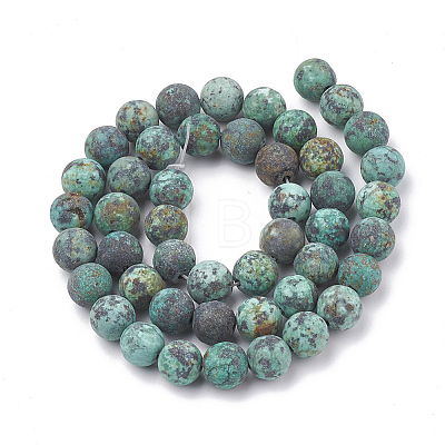 Natural African Turquoise(Jasper) Beads Strands G-T106-206-1