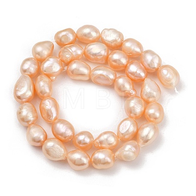 Natural Cultured Freshwater Pearl Beads Strands PEAR-P064-20K-04C-01-1