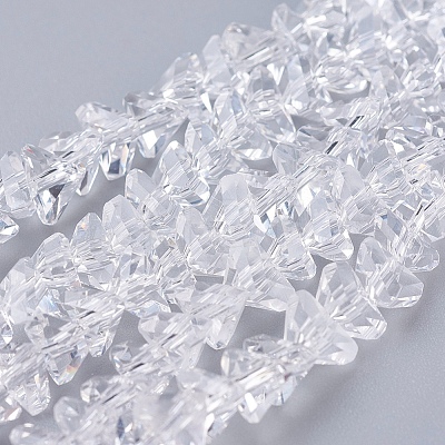 Transparent Glass Beads Strands EGLA-J145-6mm-NB01-1