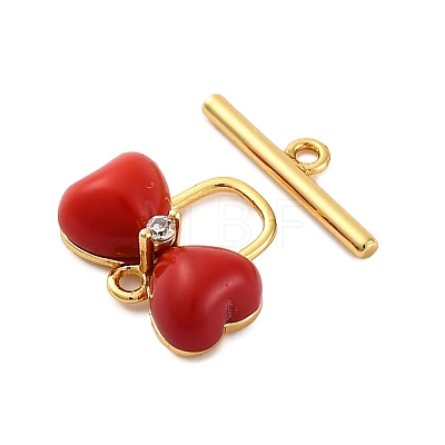 Resin Toggle Clasps KK-P291-01G-1