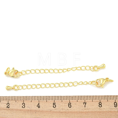 Rack Plating Brass Chain Extender FIND-T071-15G-1