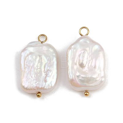 Natural Freshwater Pearl Keshi Pearl Pendants STAS-D378-07B-G-1