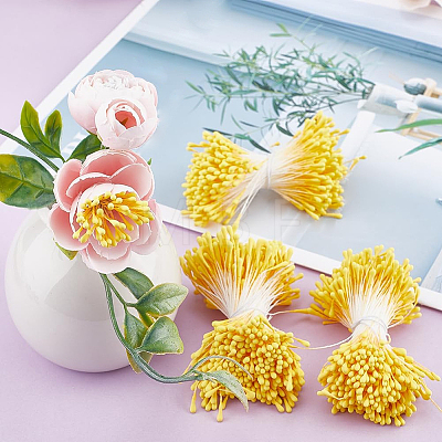 6Bundles Gypsum Artificial Flower Heart Core DIY-GF0014-11A-1