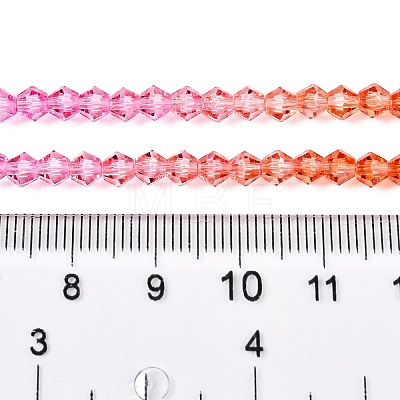 Baking Painted Glass Bead Strands DGLA-A039-T4mm-A04-1