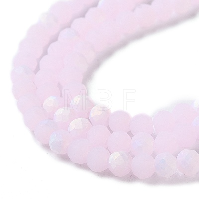 Imitation Jade Glass Beads Strands EGLA-A034-J3mm-MB02-1