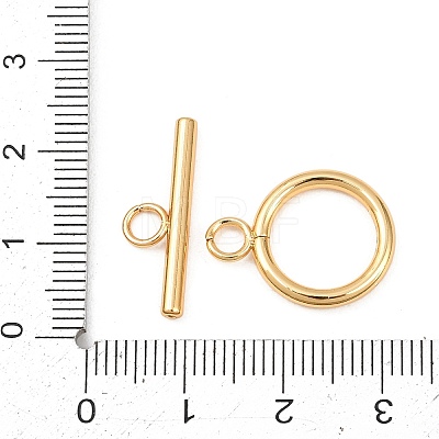 304 Stainless Steel Toggle Clasps STAS-L310-03G-1