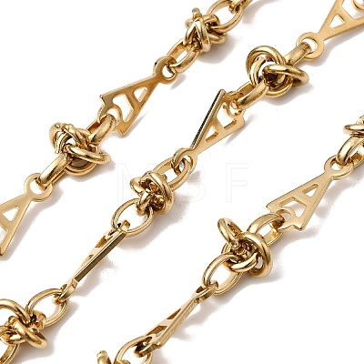 304 Stainless Steel Triangle Link Chains CHS-Z007-04G-1