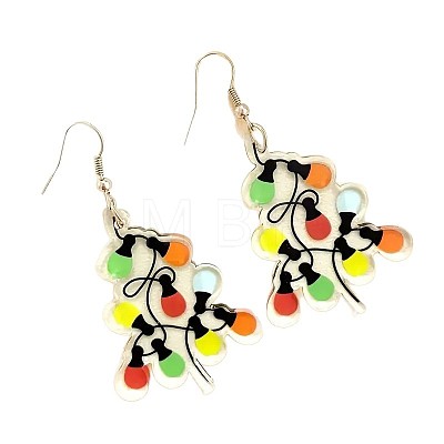 Acrylic Dangle Earrings FS-WGDFB7F-01-1