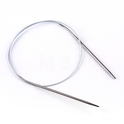 Steel Wire Stainless Steel Circular Knitting Needles and Random Color Plastic Tapestry Needles TOOL-R042-650x4mm-1