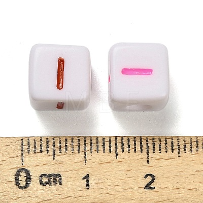Opaque Acrylic Beads OACR-I022-01I-1