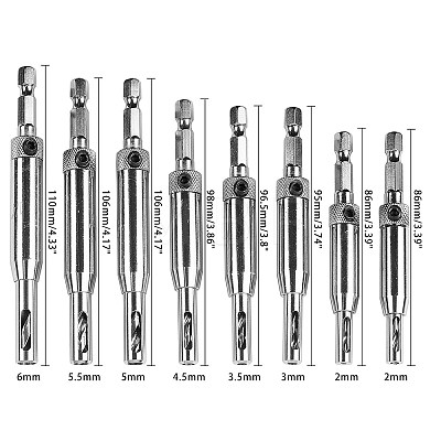 Center Drill Bit Sets TOOL-WH0122-16-1