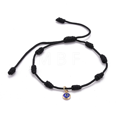 Adjustable Nylon Thread Charm Bracelets BJEW-JB06274-1