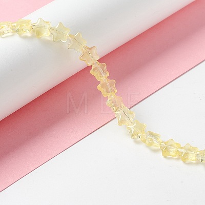 Transparent Glass Beads Strand X1-GLAA-F112-02D-1