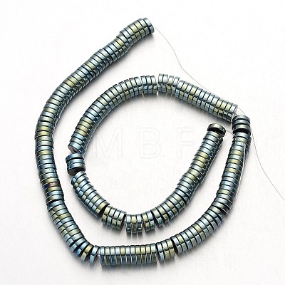 Electroplate Non-magnetic Synthetic Hematite Beads Strands G-F300-17C-07-1