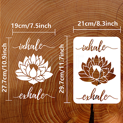 Plastic Drawing Painting Stencils Templates DIY-WH0396-486-1