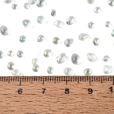 Transparent Electroplate Glass Beads EGLA-Q138-01C-1