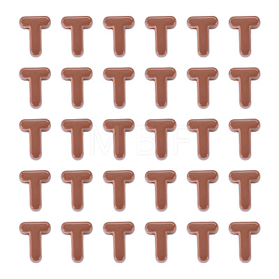 Opaque Acrylic European Beads OACR-TAC0019-006T-1