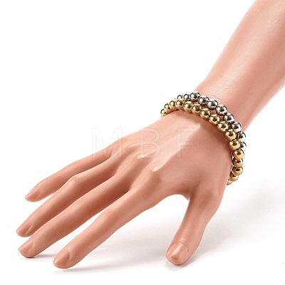 CCB Plastic Beads Stretch Bracelet Sets BJEW-JB06400-1