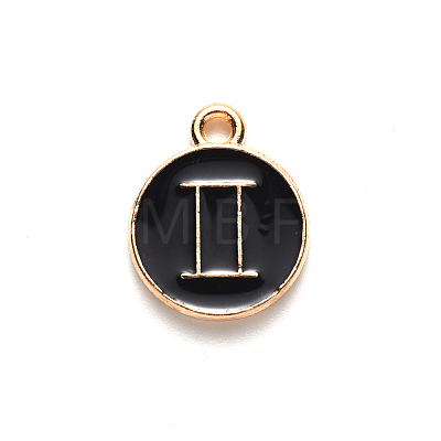 Alloy Enamel Pendants LS-ENAM-S124-01B-08I-1