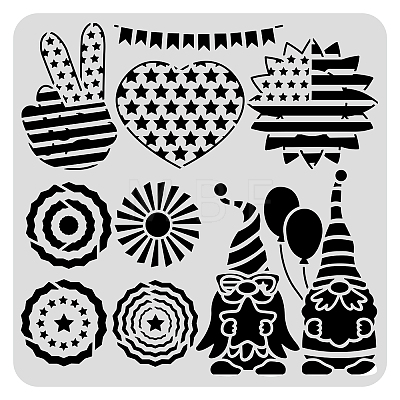 Large Plastic Reusable Drawing Painting Stencils Templates DIY-WH0172-556-1