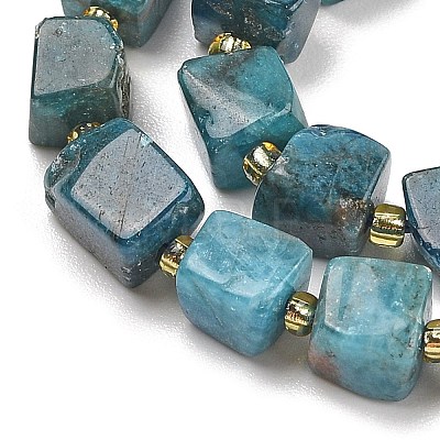 Natural Apatite Beads Strands G-G053-B18-03-1