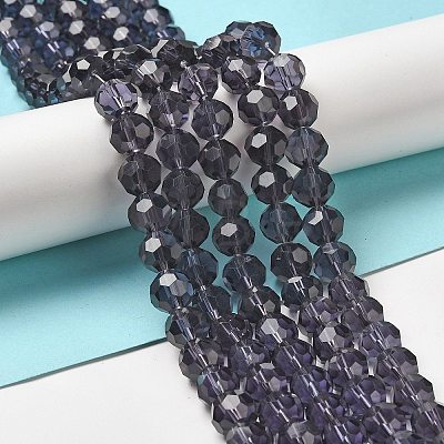 Transparent Glass Beads EGLA-A035-T10mm-D15-1