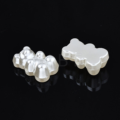 ABS Plastic Imitation Pearl Beads OACR-N008-120-1
