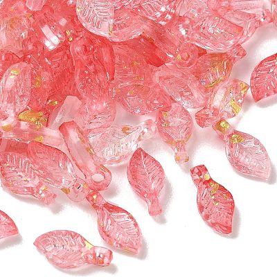 Transparent Acrylic and Gold Foil Pendants AC-CBAF9C1-04A-1
