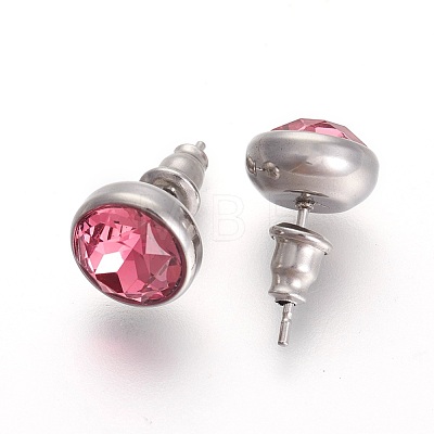 304 Stainless Steel Stud Earrings EJEW-F182-A03-1
