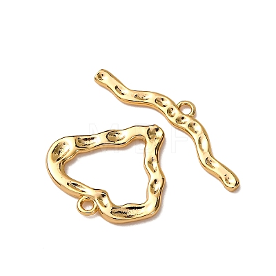 Brass Toggle Clasps KK-Z121-20G-1