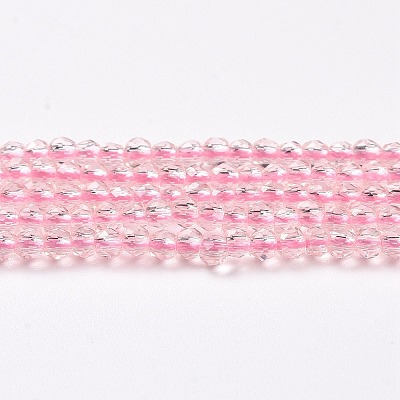 Transparent Glass Beads Strands GLAA-H021-03-08-1