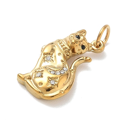Autumn 304 Stainless Steel Pendants STAS-C180-01G-G-1