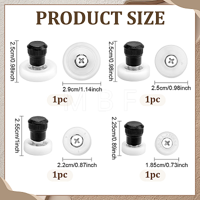 4Pcs Alloy & Plastic Center Point Locator Convenient for Beginners Ceramic Trimmer Tools TOOL-WH0165-52-1