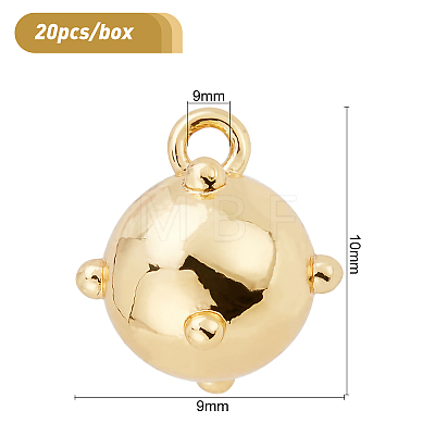 BENECREAT Brass Charms KK-BC0004-67-1