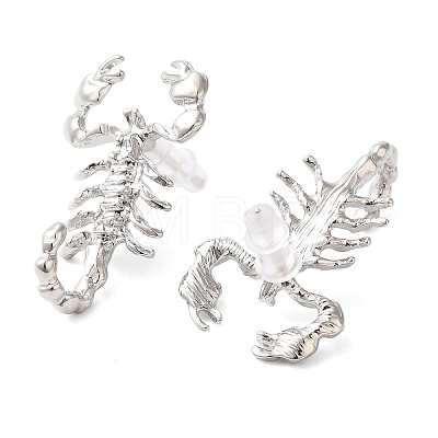 Alloy Ear Studs EJEW-U002-06S-1