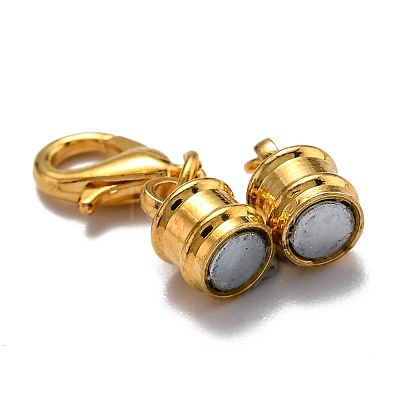 Brass Magnetic Clasps Converter KK-O134-07G-1