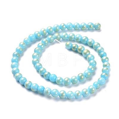 Natural Mashan Jade Beads Strands G-P232-01-H-8mm-1