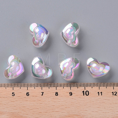 Transparent Acrylic Beads TACR-S152-08B-09-1