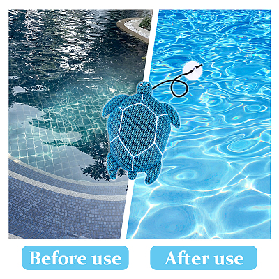 Polyester & PP Cotton Turtle Bathtub Water Cleaner AJEW-WH0816-628-1
