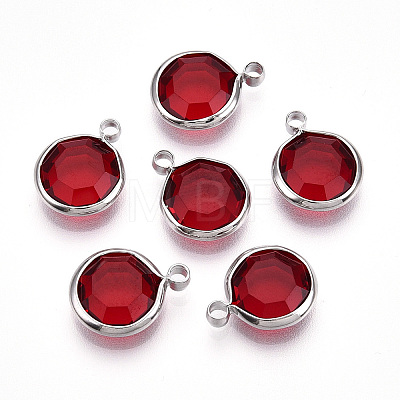 K9 Glass Charms GLAA-T023-37B-03-1