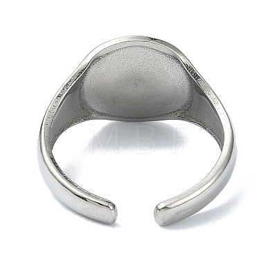 304 Stainless Steel Cuff Rings RJEW-M019-13P-1