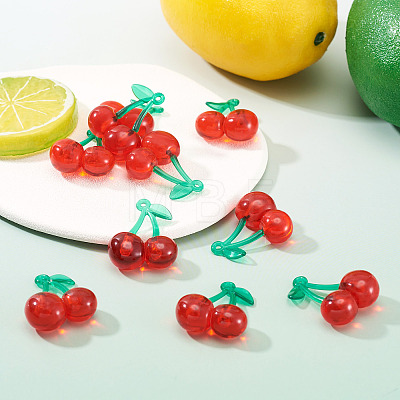Transparent Acrylic Pendants OACR-FS0001-34-1