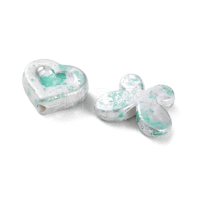 Opaque Acrylic Beads OACR-M015-16C-1